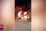 Incendiu puternic la o hală din Cluj Napoca. Oamenii sunt rugați să stea în case și să închidă geamurile. GALERIE FOTO