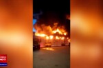 Incendiu violent la o hală din Cluj Napoca. Oamenii sunt rugați să stea în case și să închidă geamurile. GALERIE FOTO