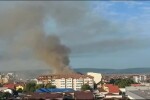 Incendiu la două blocuri din Craiova