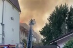 Incendiu uriaș la două blocuri din Craiova