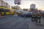 Două femei și un bebeluș, răniți într-un accident rutier în Constanța. Patru mașini, implicate în eveniment | VIDEO