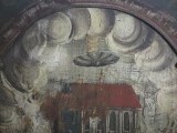 O pictură veche dintr-o biserică evenghelică din Sighișoara stârnește controverse. „Pare să fie un OZN”