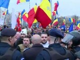 Un susţinător al lui Georgescu a fost condamnat pentru lovirea unui jandarm la protestul ”turul 2 înapoi” din februarie
