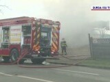 O automacara a izbucnit în flăcări în Timișoara. Care a fost cauza incendiului