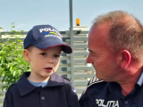 Surpriză pentru un băiețel de 5 ani din Alba Iulia. Cum au „intervenit” polițiștii la ziua lui de naștere