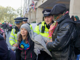 Greta Thunberg a fost arestată la Londra în timpul unui protest. Activista susținea deținuții Palestine Action
