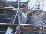„Zeița de la Montreal”, imortalizată pe zidurile Oneștiului: mural spectaculos la 50 de ani de la primul 10 din gimnastică