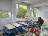 Liceu afectat de explozia blocului din București. Elevii au început să țipe când s-au spart geamurile. VIDEO
