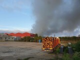 Plan Roșu de intervenție activat în urma unei explozii urmate de incendiu, la o fabrică de lemn din Sebeș. 4 persoane rănite