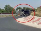 O cisternă care transporta gaz metan s-a răsturnat în apropierea localității Simila. Sunt scurgeri de încărcătură