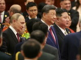 Xi Jinping, la uriașa paradă de la Beijing: ”China este de neoprit”. Liderul chinez, flancat de Putin și Kim Jong Un | FOTO