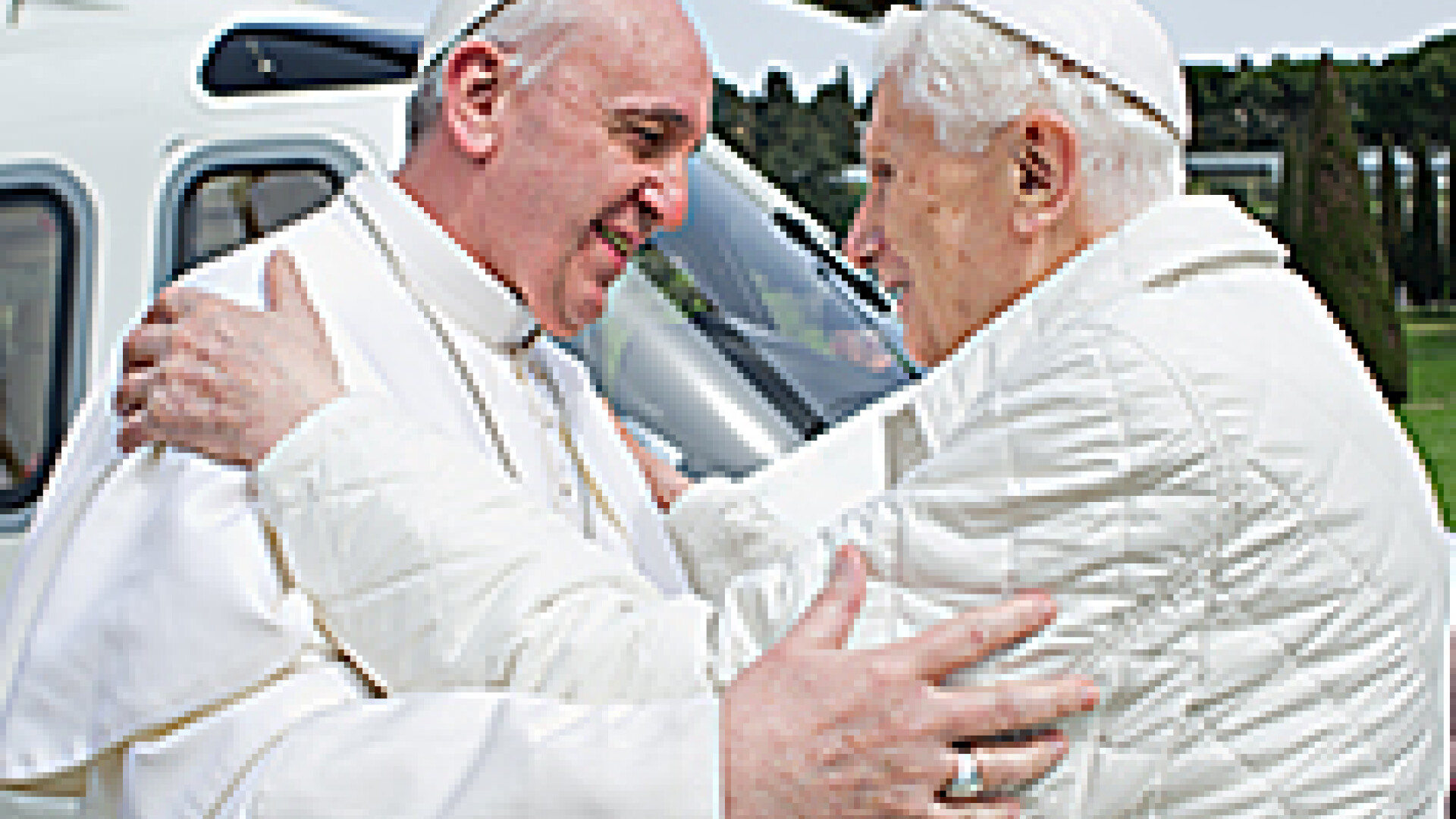 Papa Benedict si Papa Francisc
