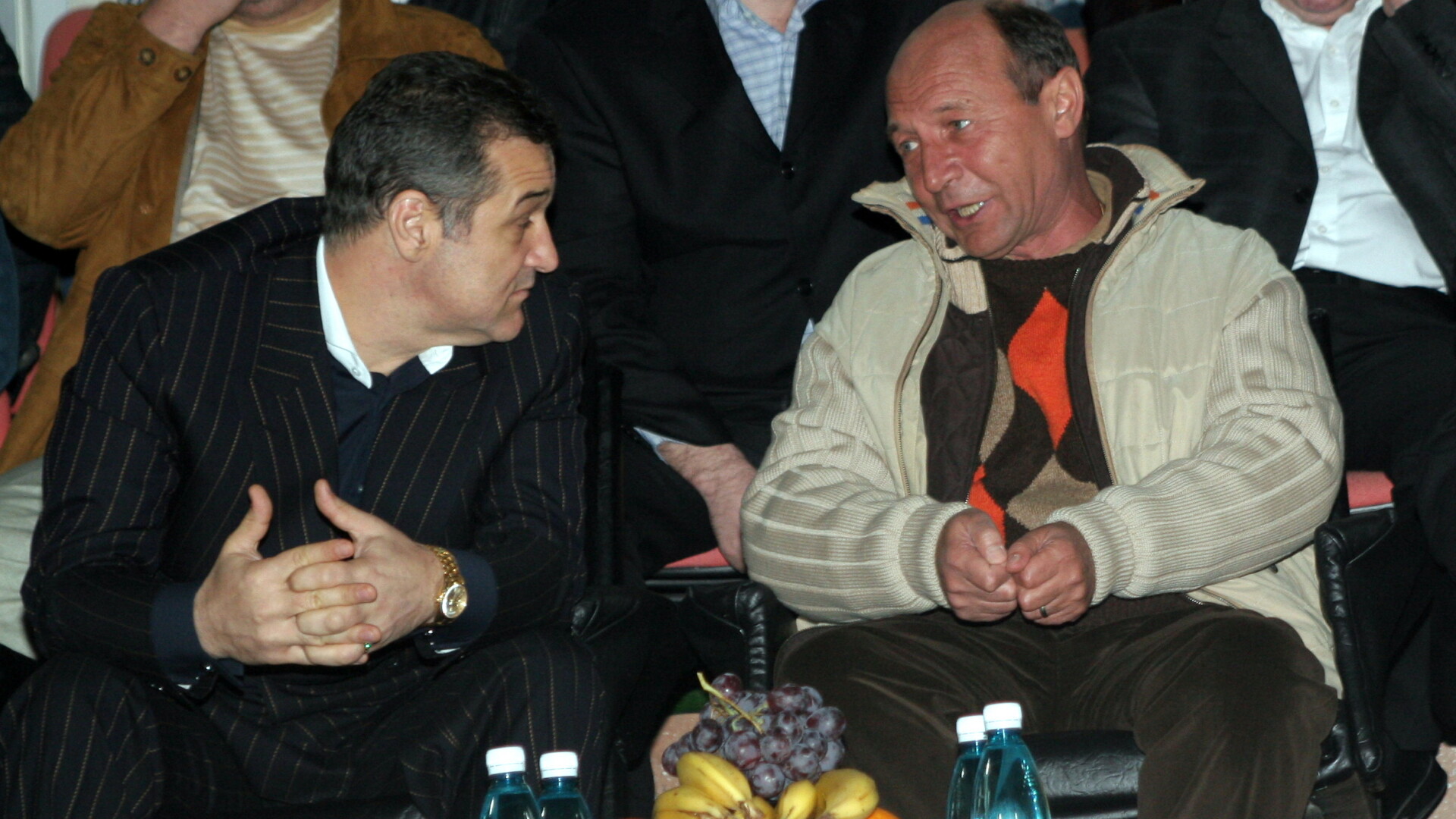 Traian Basescu si George Becali