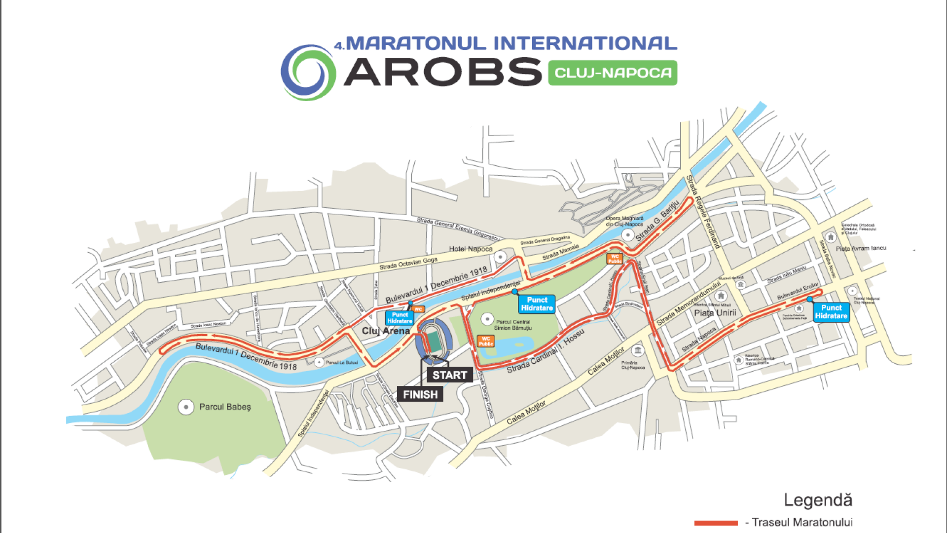 Peste 3.000 de atleti vor lua parte la Maratonul International AROBS la Cluj-Napoca