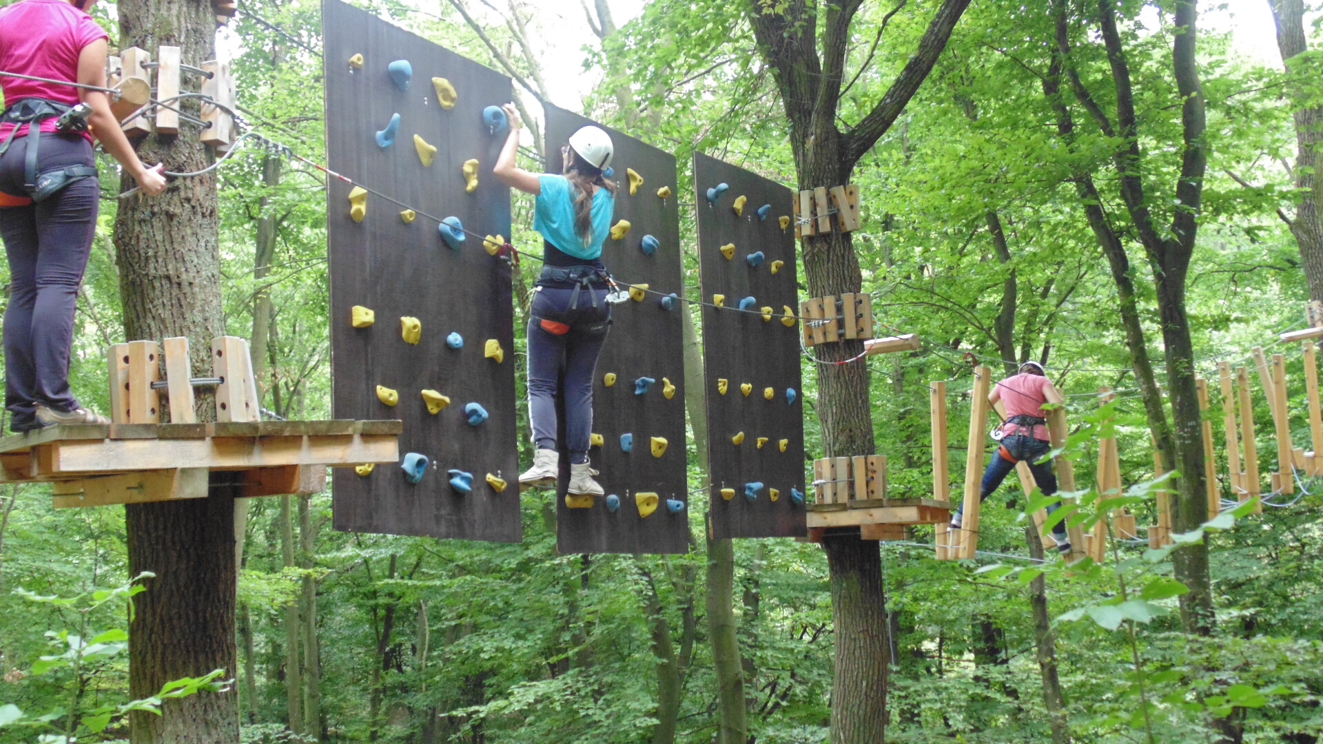 Parcul de aventura Dynamis din Alba Iulia a fost redeschis pentru iubitorii de sport si adrenalina
