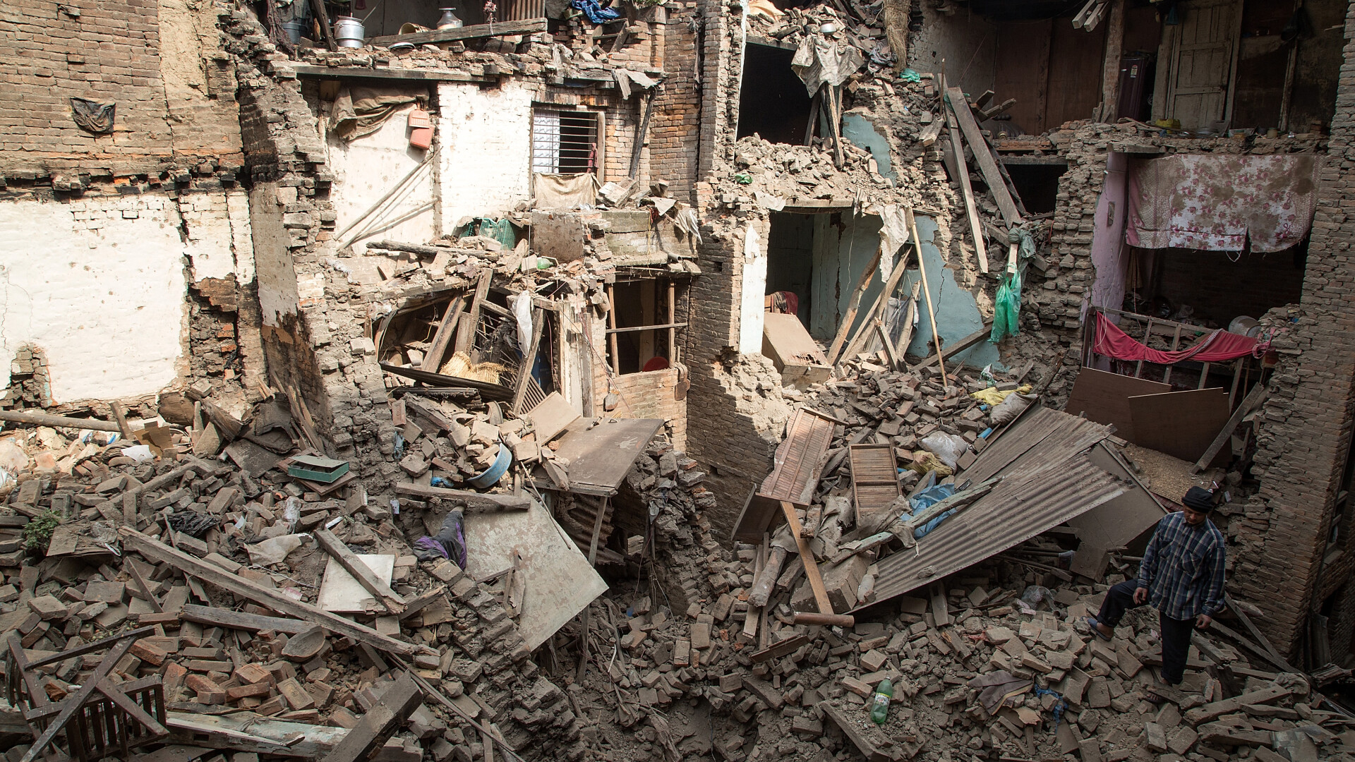 Cutremur Nepal, foto GETTY