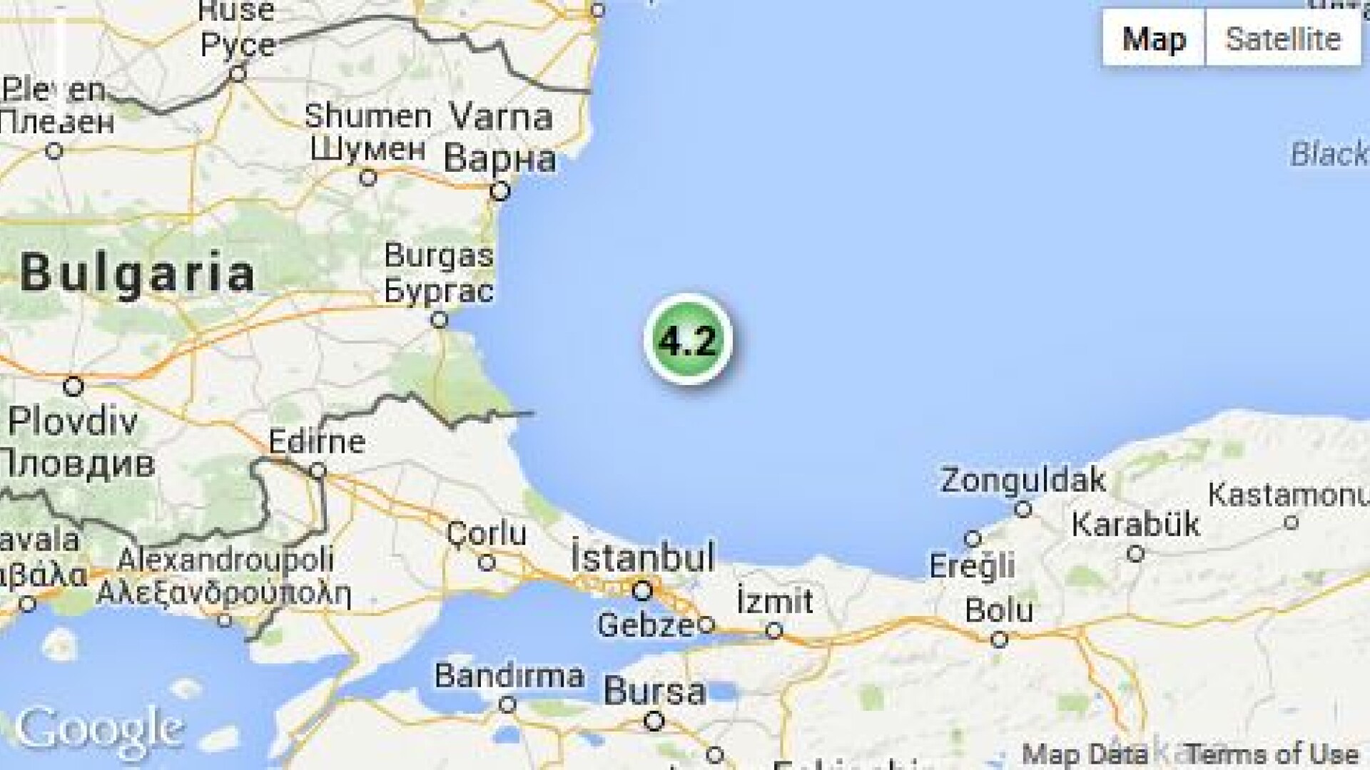 Cutremur Marea Neagra