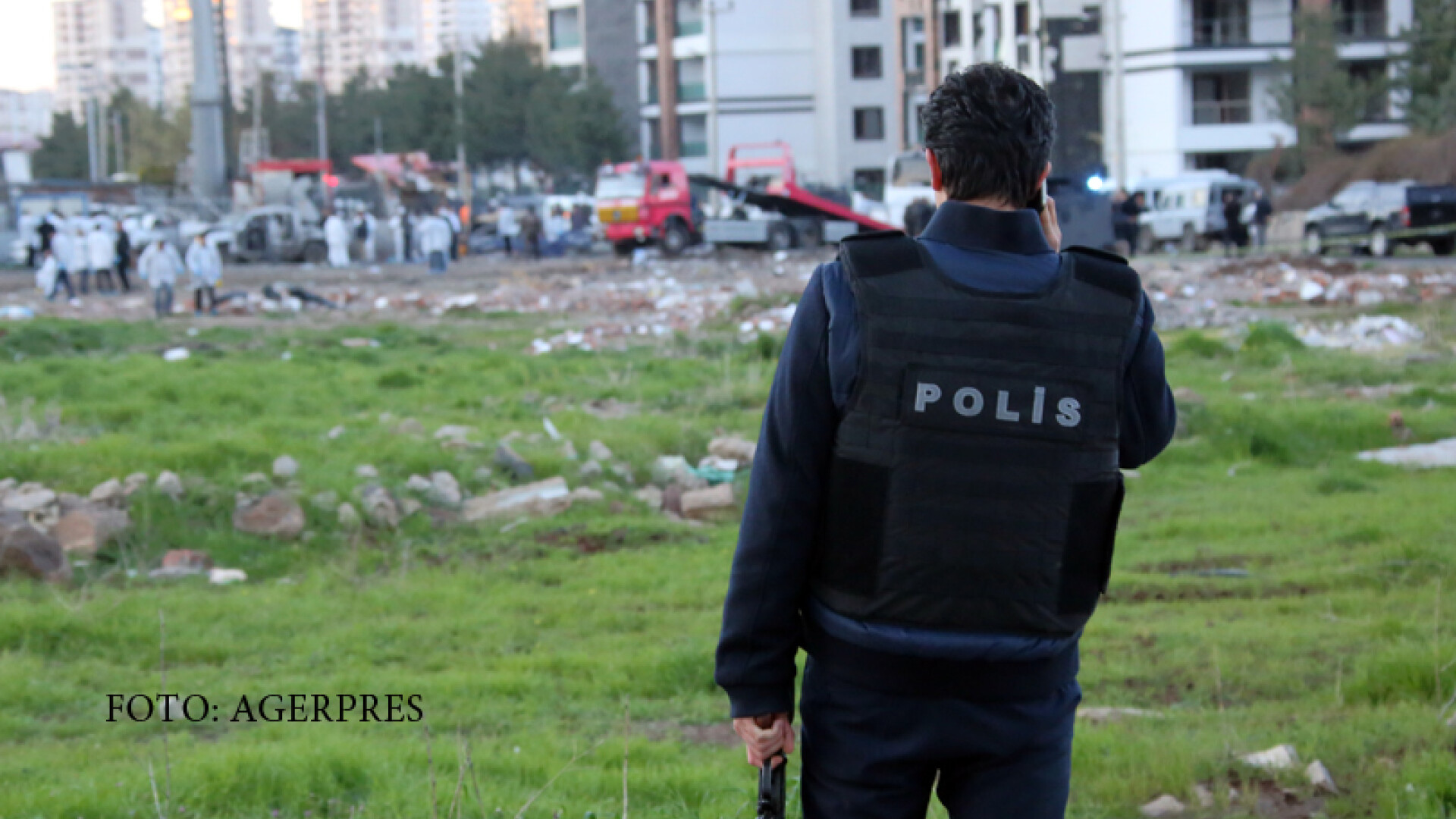 politist turc la scena unui atentat