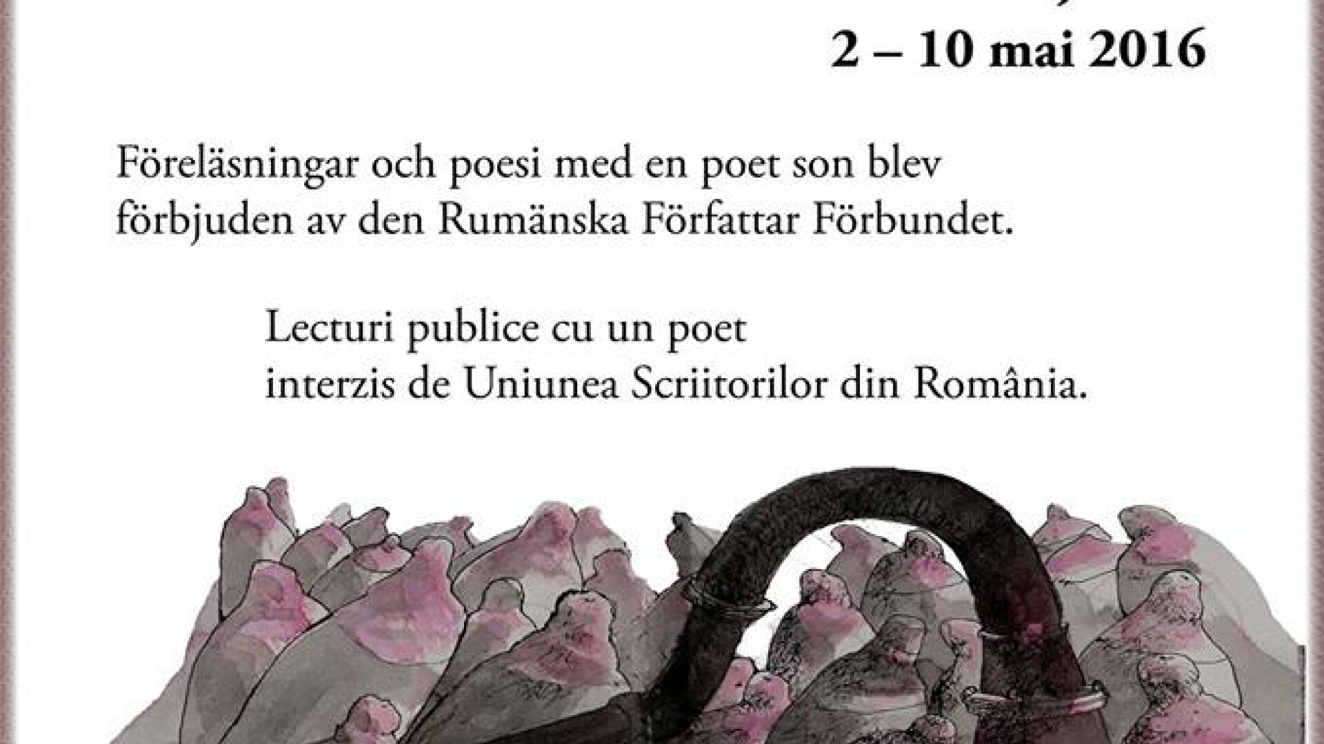 Scriitorul roman Adrian Suciu, se va intalni cu romanii din Suedia intr-un turneu de lecturi publice