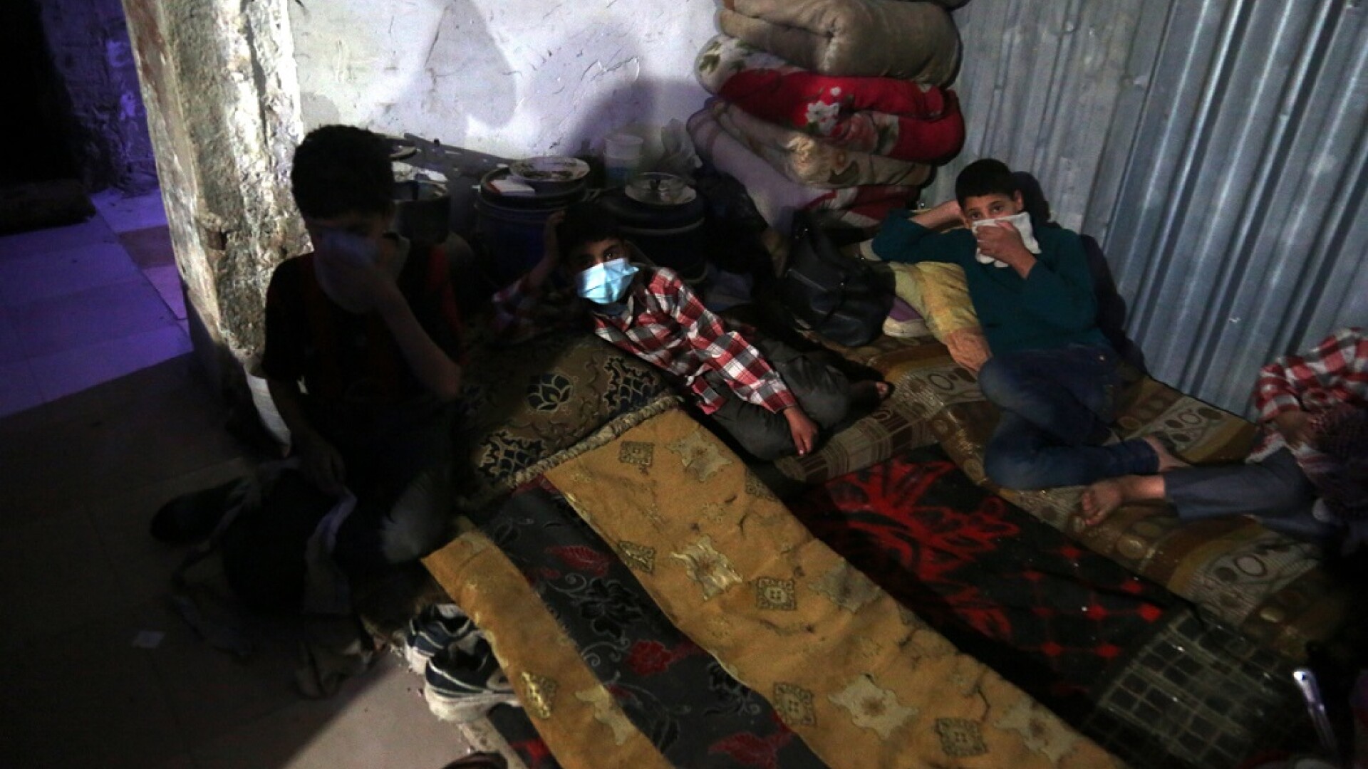 copii, victime ale atacului din Douma