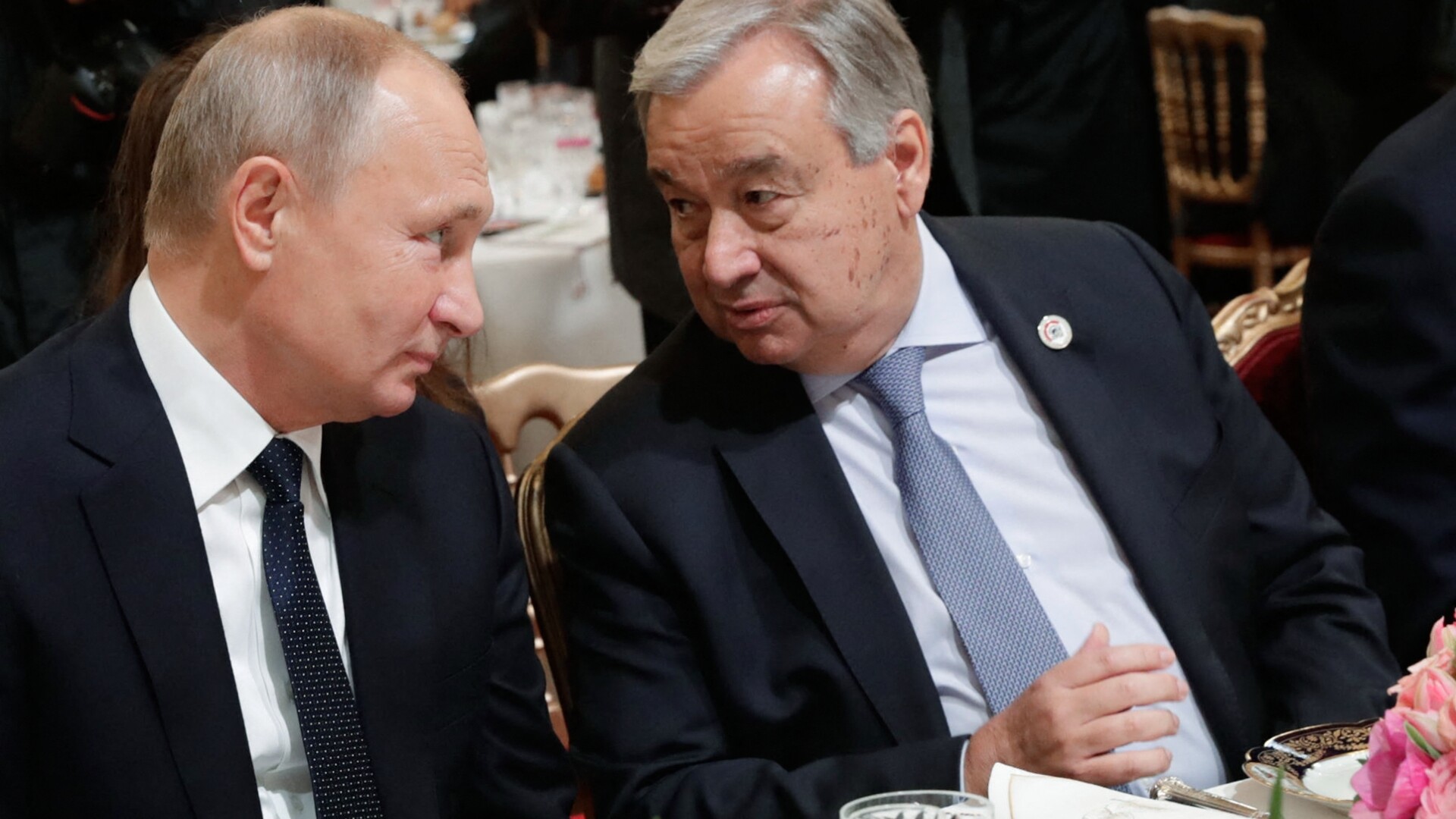 vladimir putin, antonio guterres