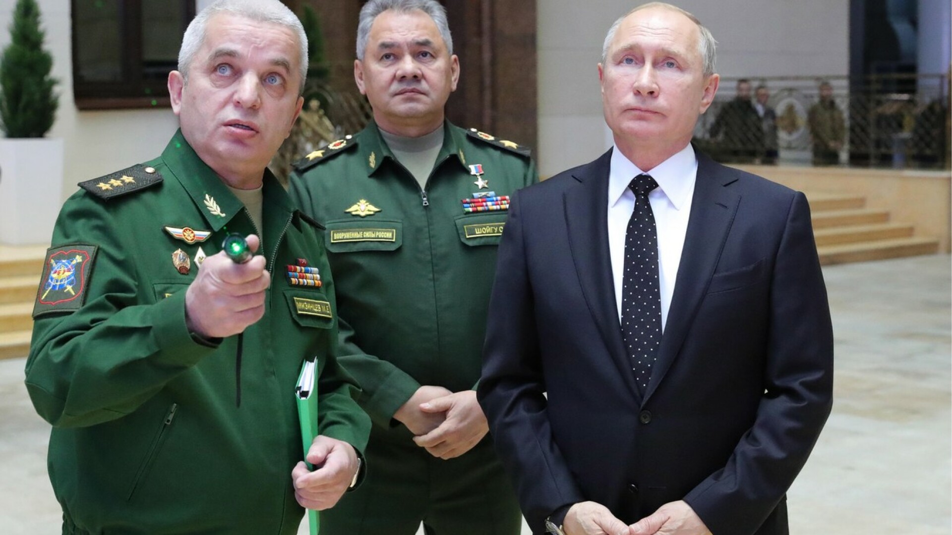 mikhail mizintsev, serghei soigu, vladimir putin