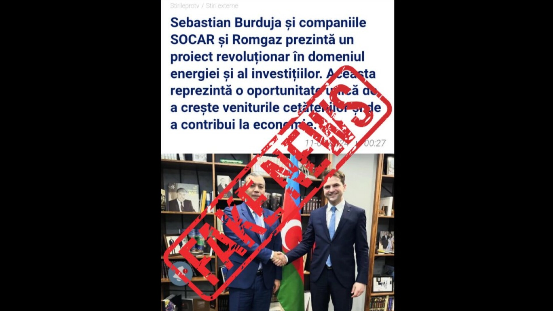 fake news Sebastian Burduja