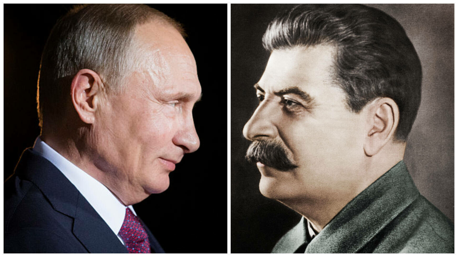 Vladimir Putin și stalin