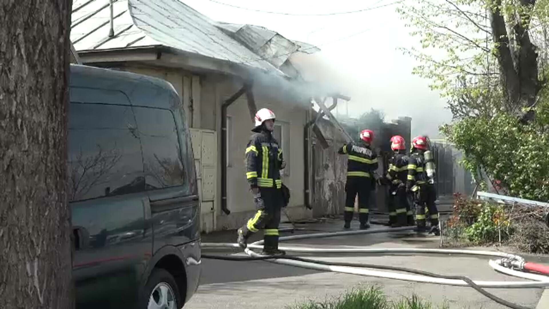 incendiu, galati