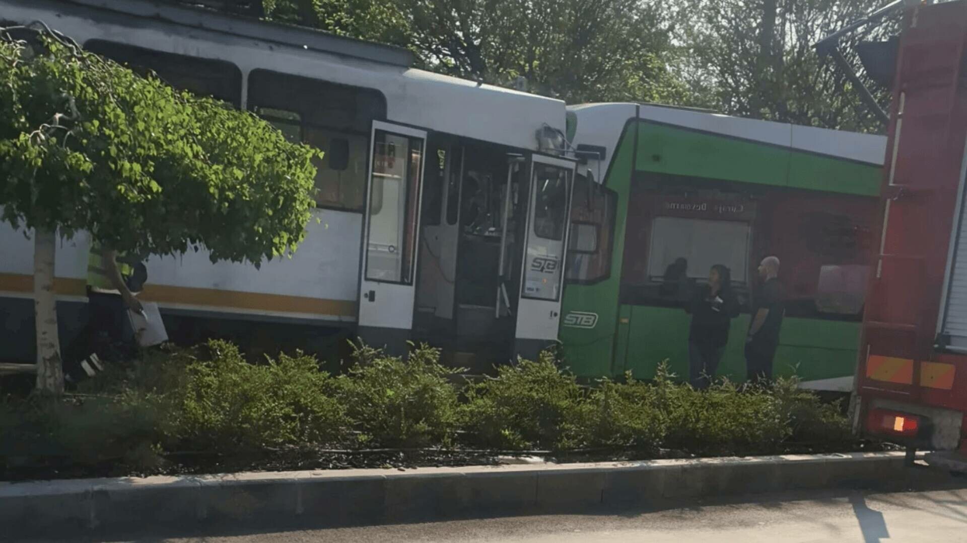 Accident tramvai