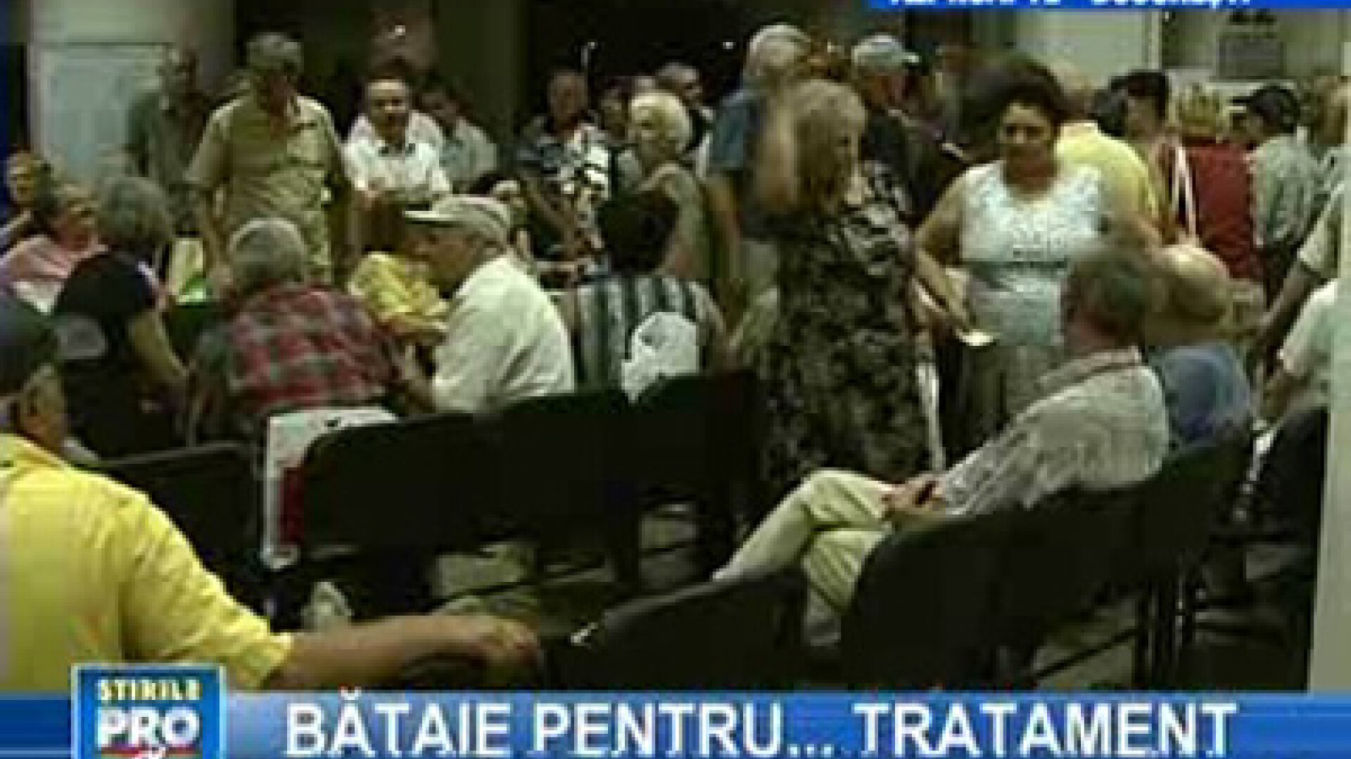 Pensionarii s-au călcat în picioare