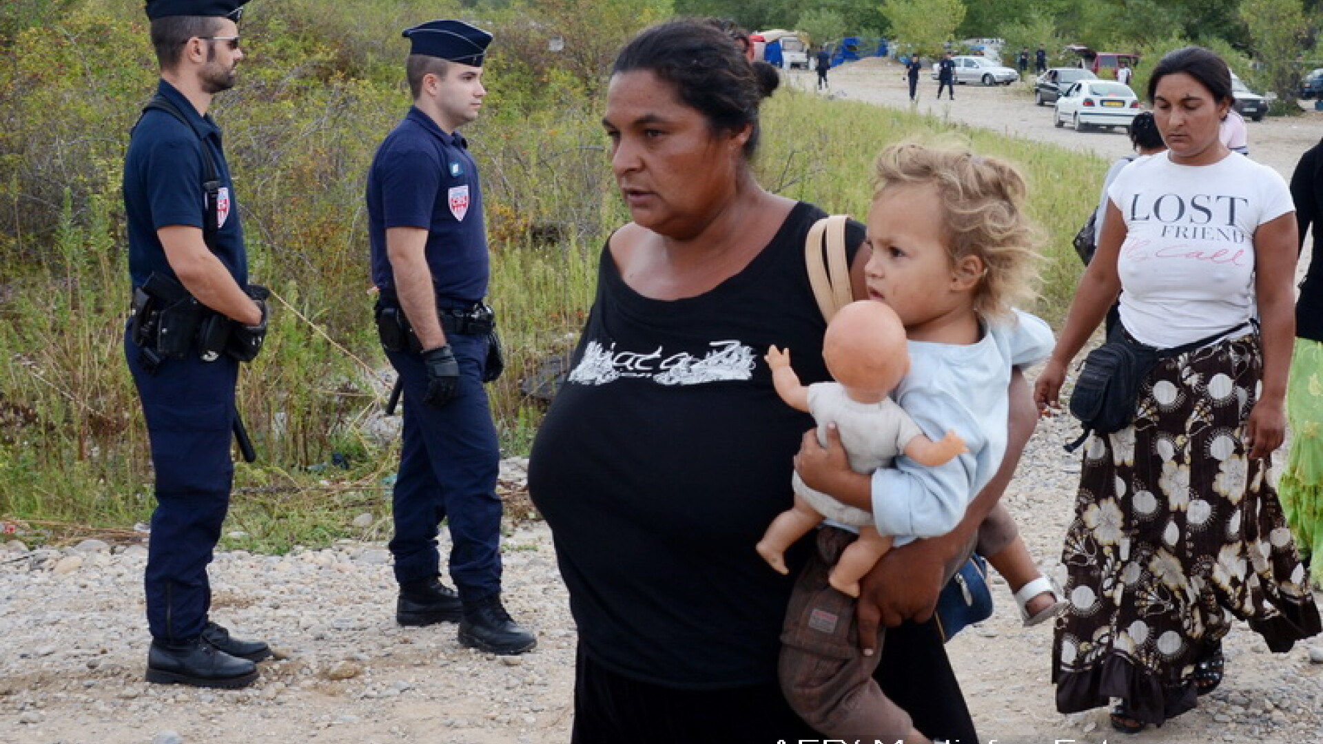 romi evacuati Franta