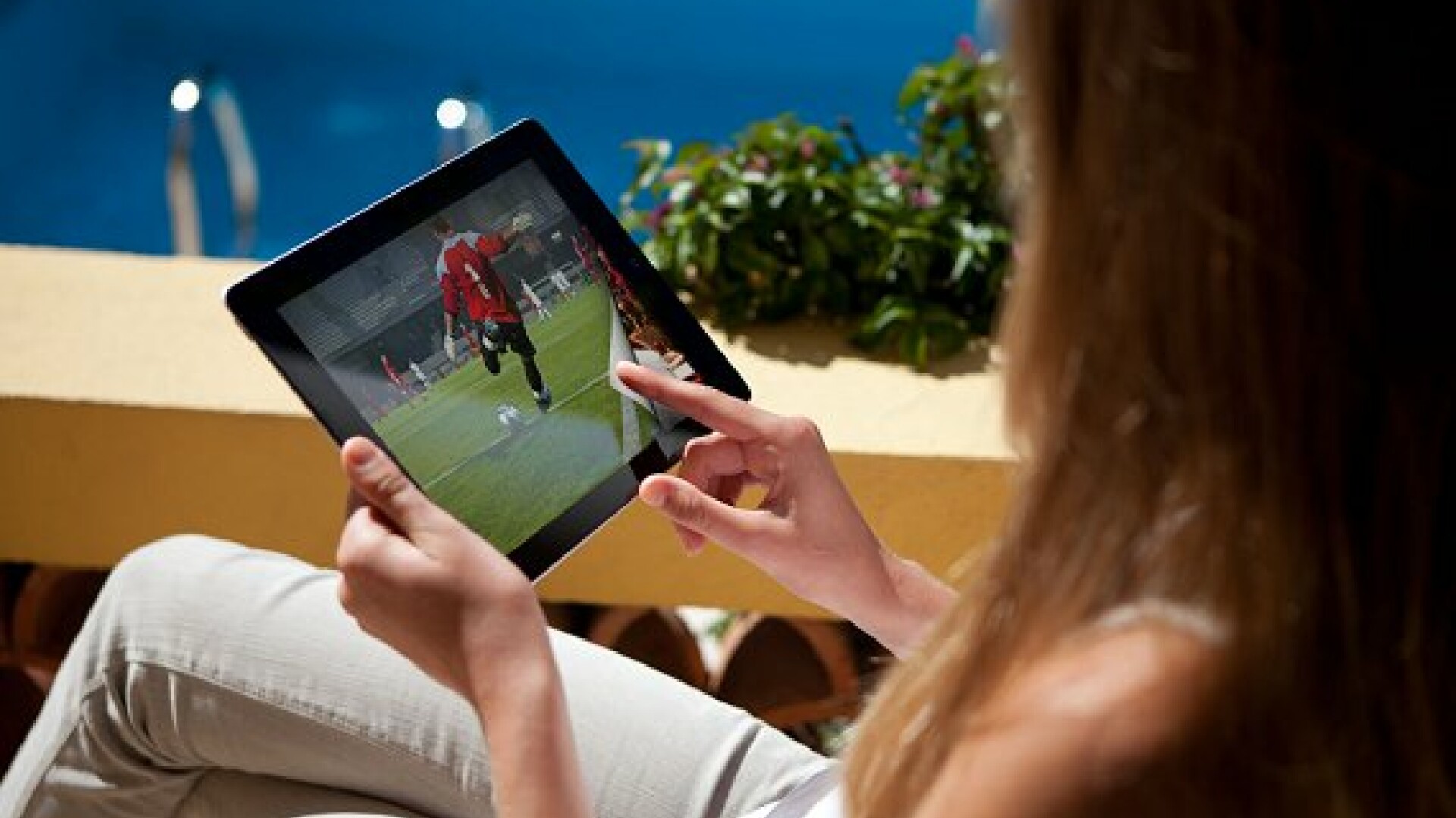 vizionare meci de fotbal pe tableta