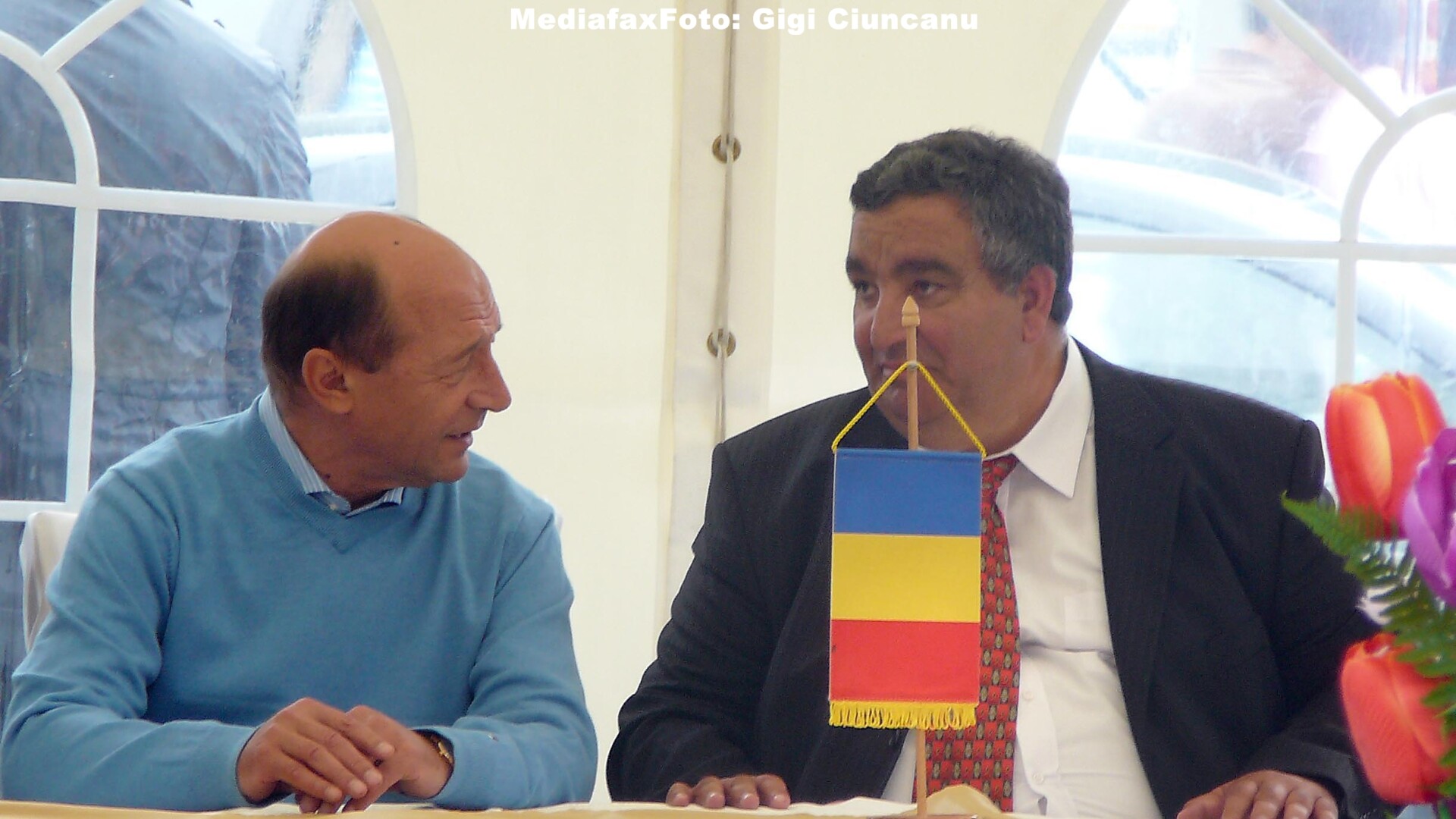 Florin Cioaba, Traian Basescu