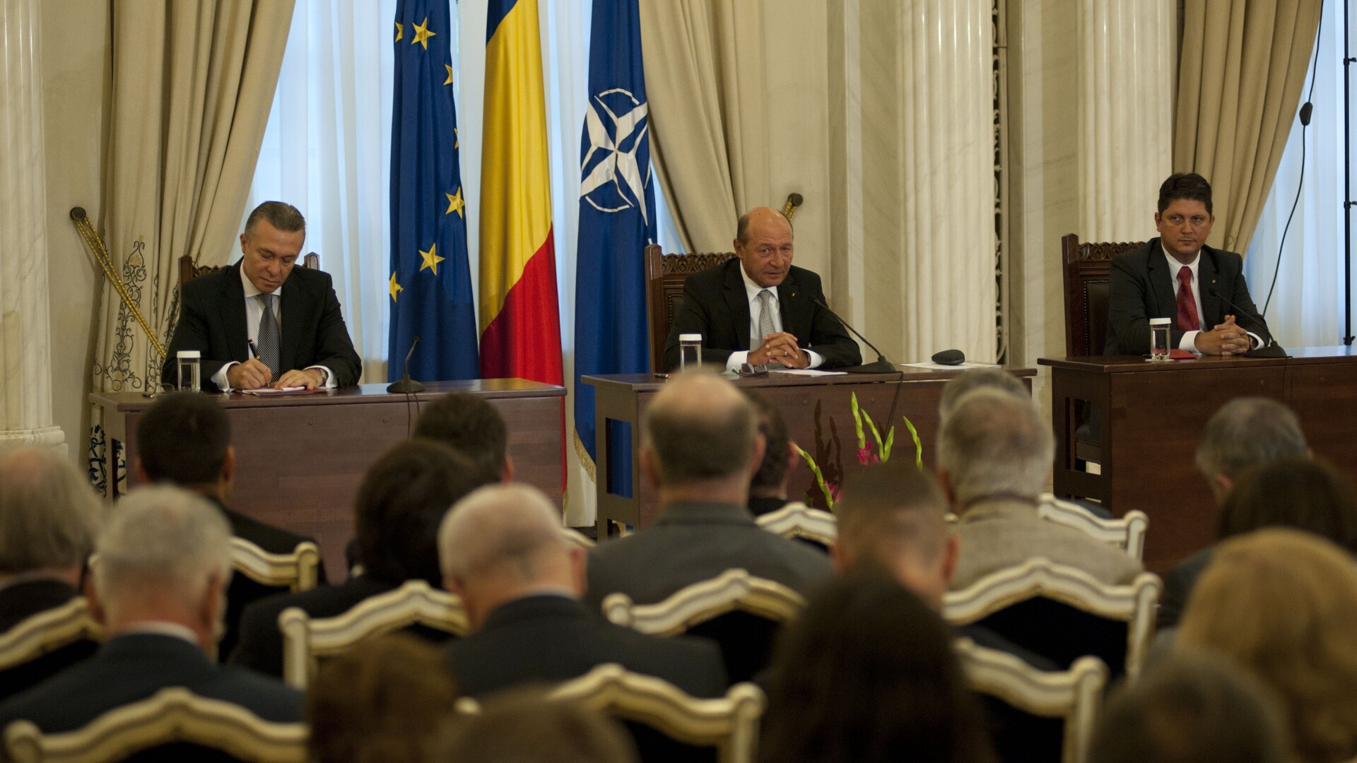 Cristian Diaconescu, Traian Basescu, Titus Corlatean