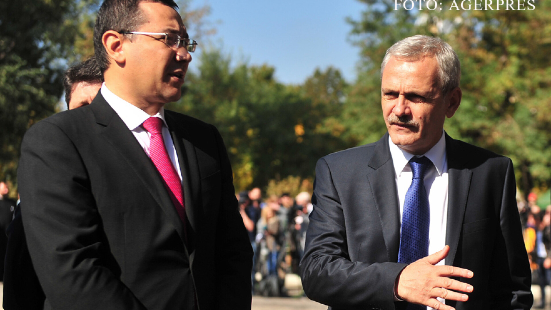 Victor Ponta si Liviu Dragnea in vizita in Moldova FOTO AGERPRES