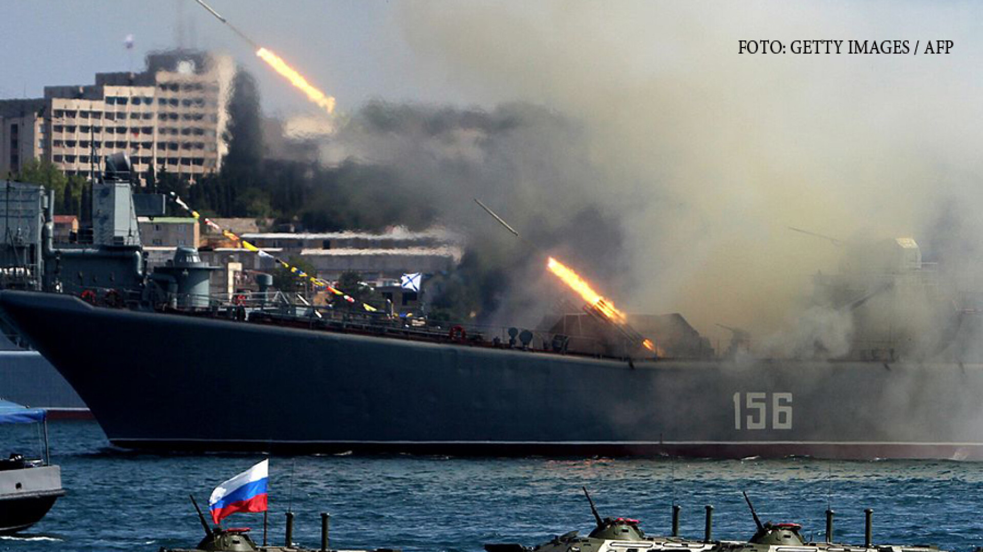 demonstratie a flotei rusesti din Sevastopol