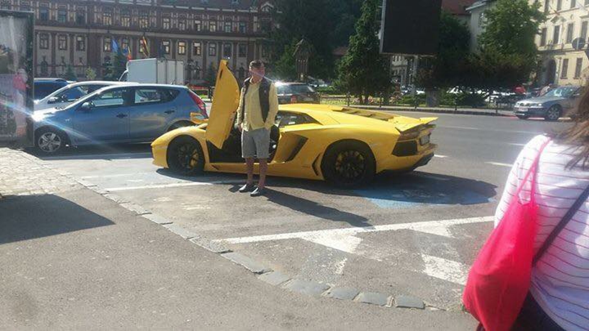 brasov, parcare, Dan Nicorescu, Lamborghini