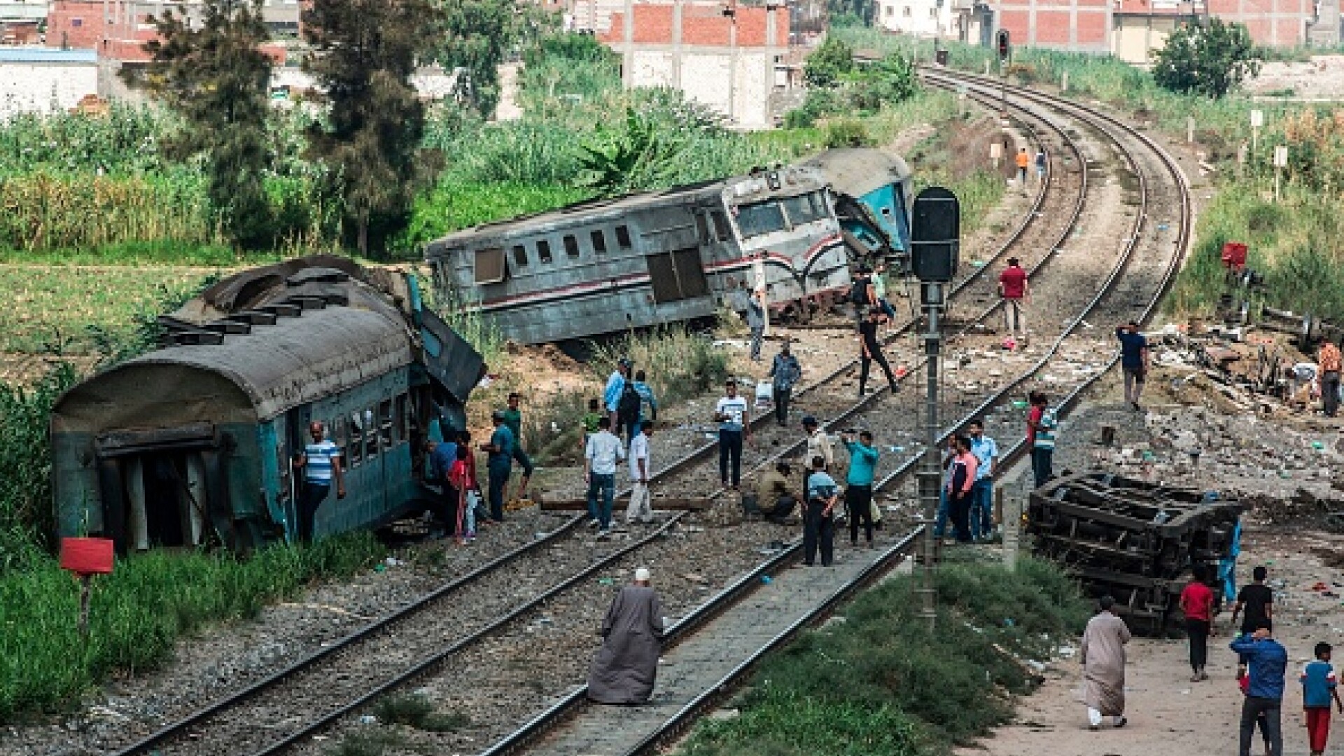 Accident de tren în Egip