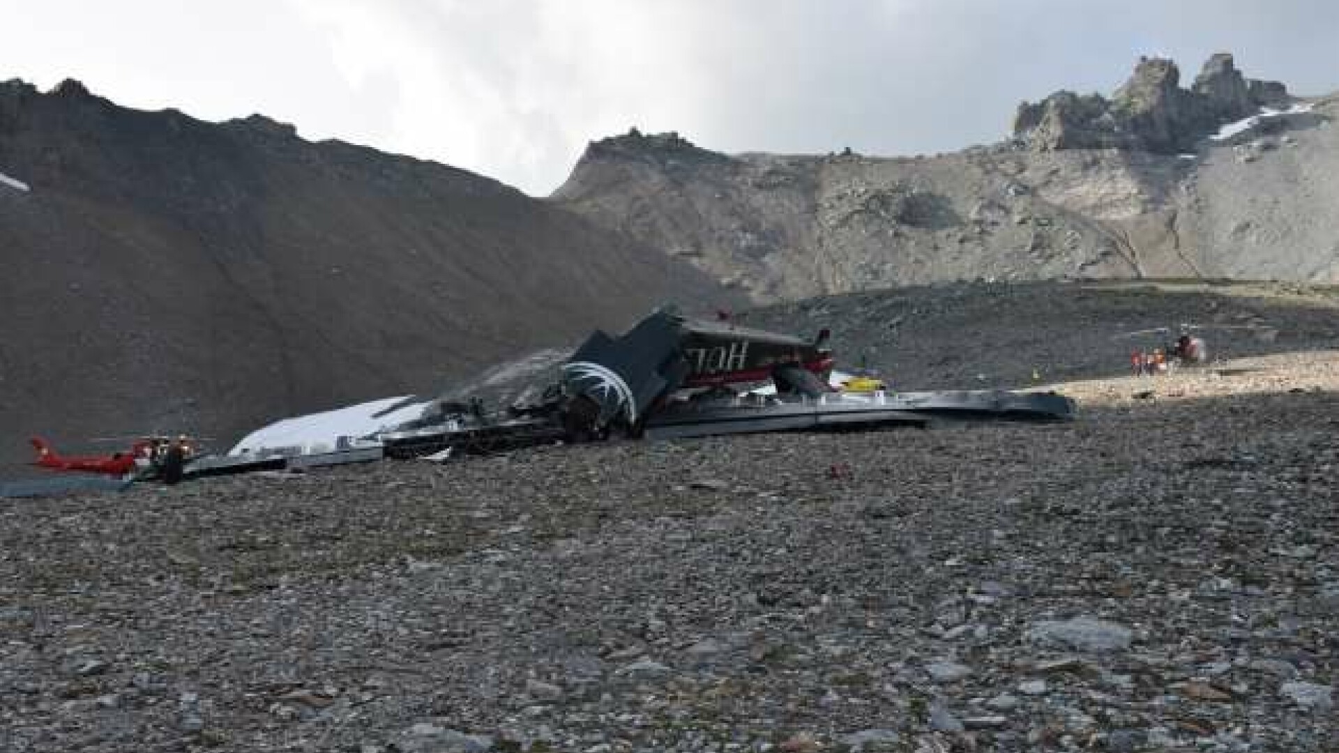 avion prăbușit în Elveția