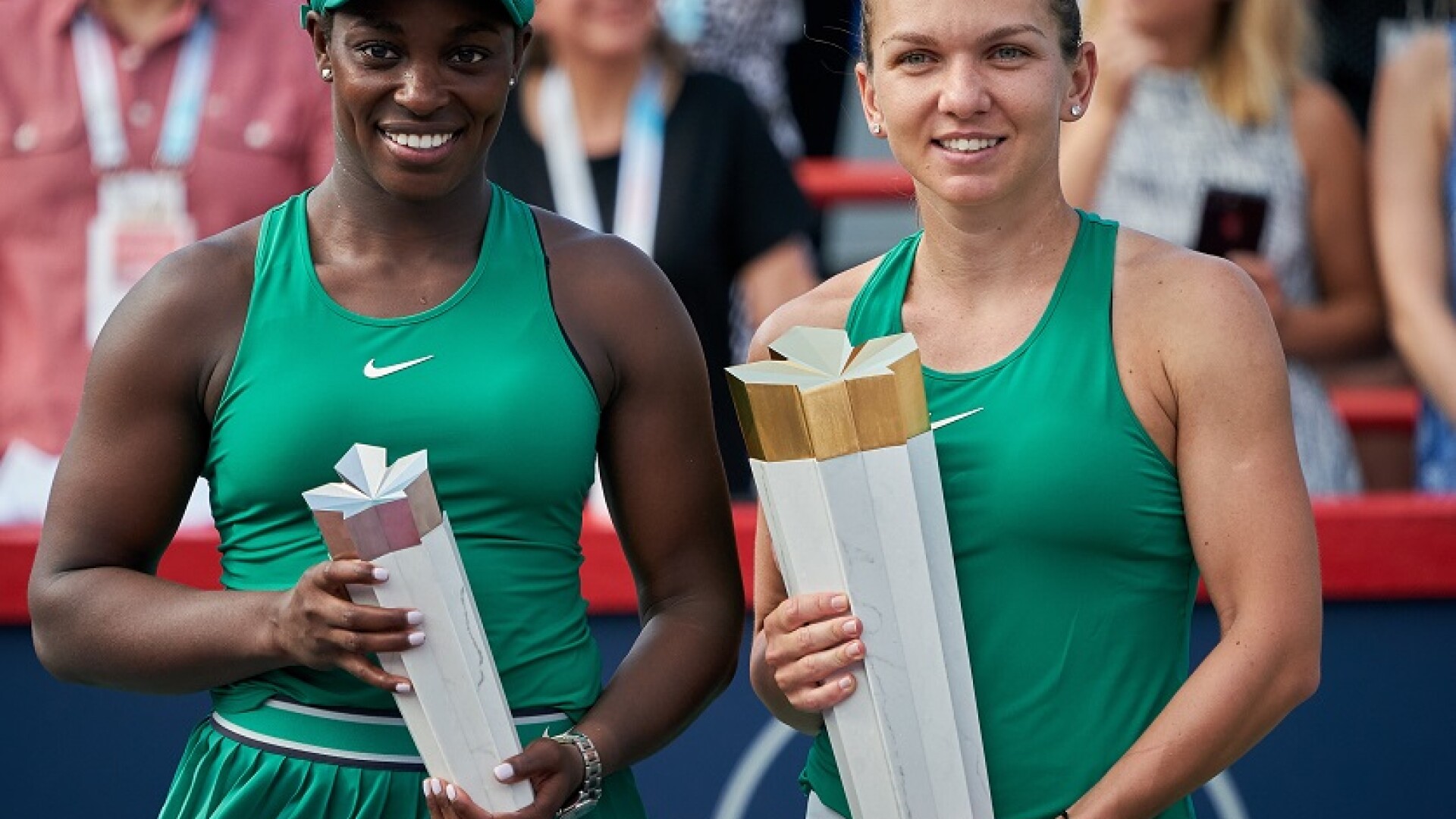 Simona Halep si Sloane Stephens