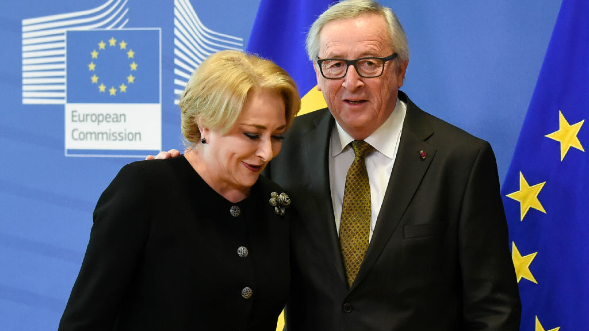 Jean Claude Juncker si Viorica Dancila