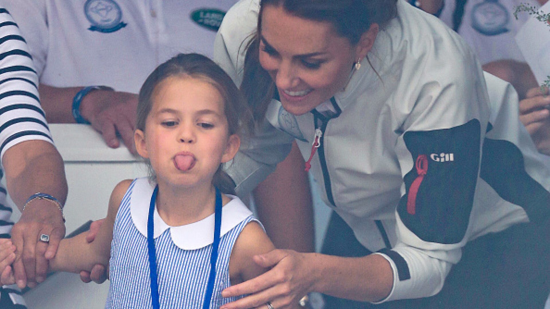 Prințesa Charlotte și-a scos limba în public, la un eveniment caritabil