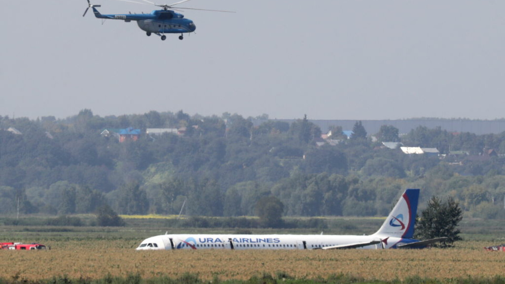 Avion aterizare fortata Rusia