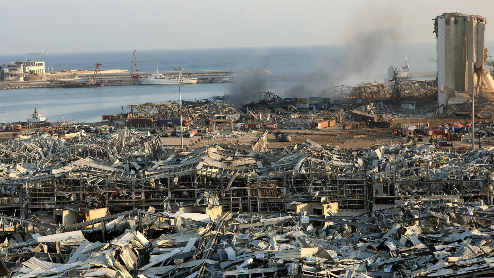 Imagini după explozia din Beirut, Liban - 1