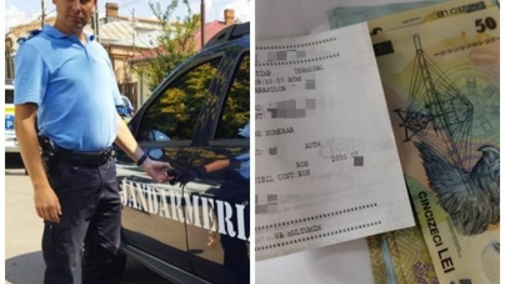 Un jandarm din Brăila a găsit 2.000 de lei într-un bancomat și i-a predat la Poliție. Ce a mai găsit lângă bani