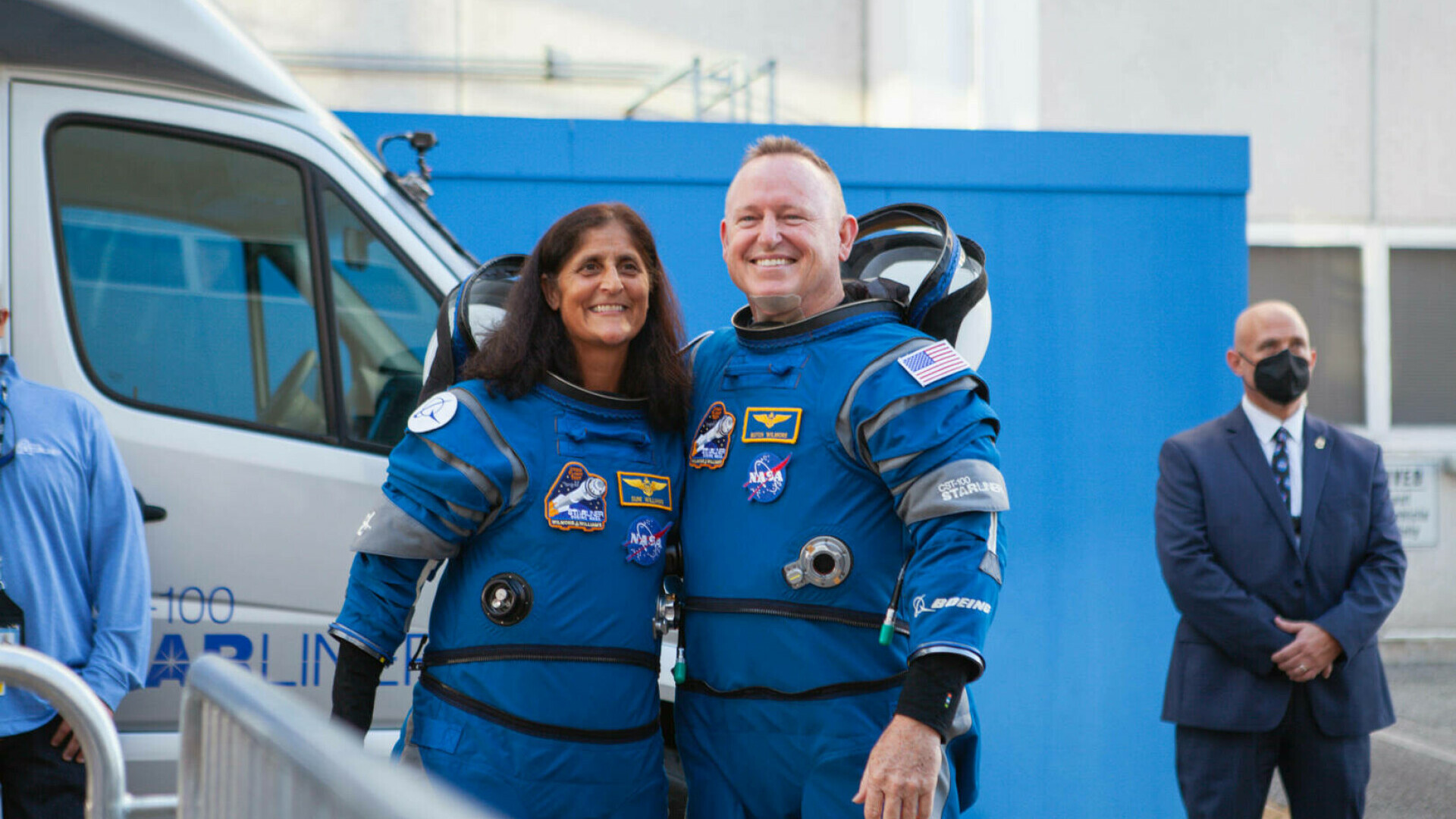 Butch Wilmore and Sunita Williams