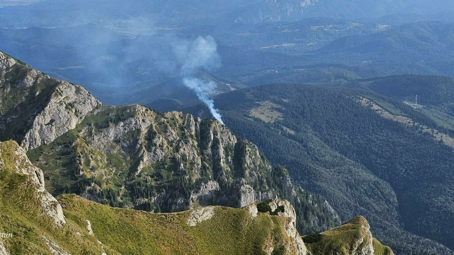 incendiu, Bucegi