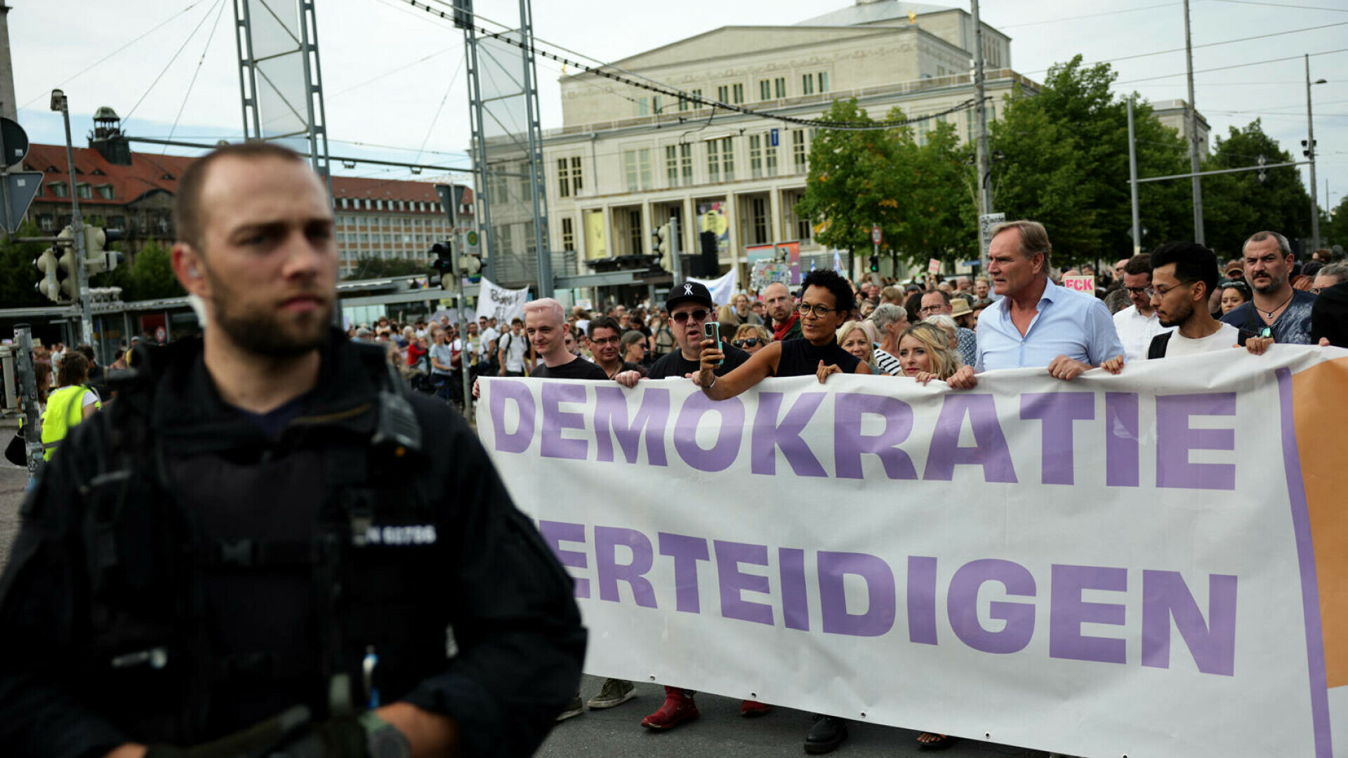 protest anti AfD