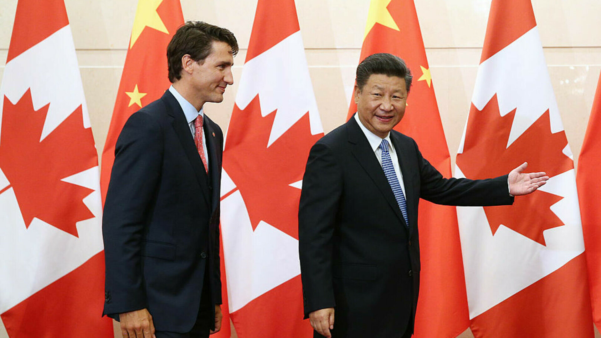 Justin Trudeau, Xi Jinping